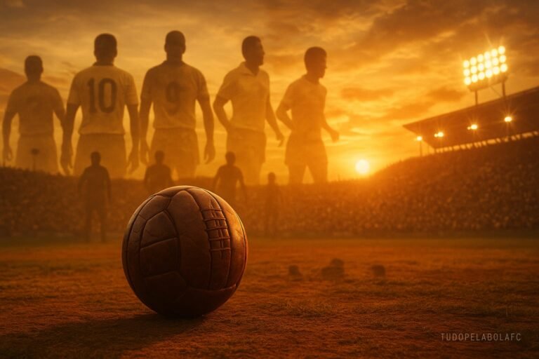 Do couro antigo às luzes da arena, o Brasil respira futebol.