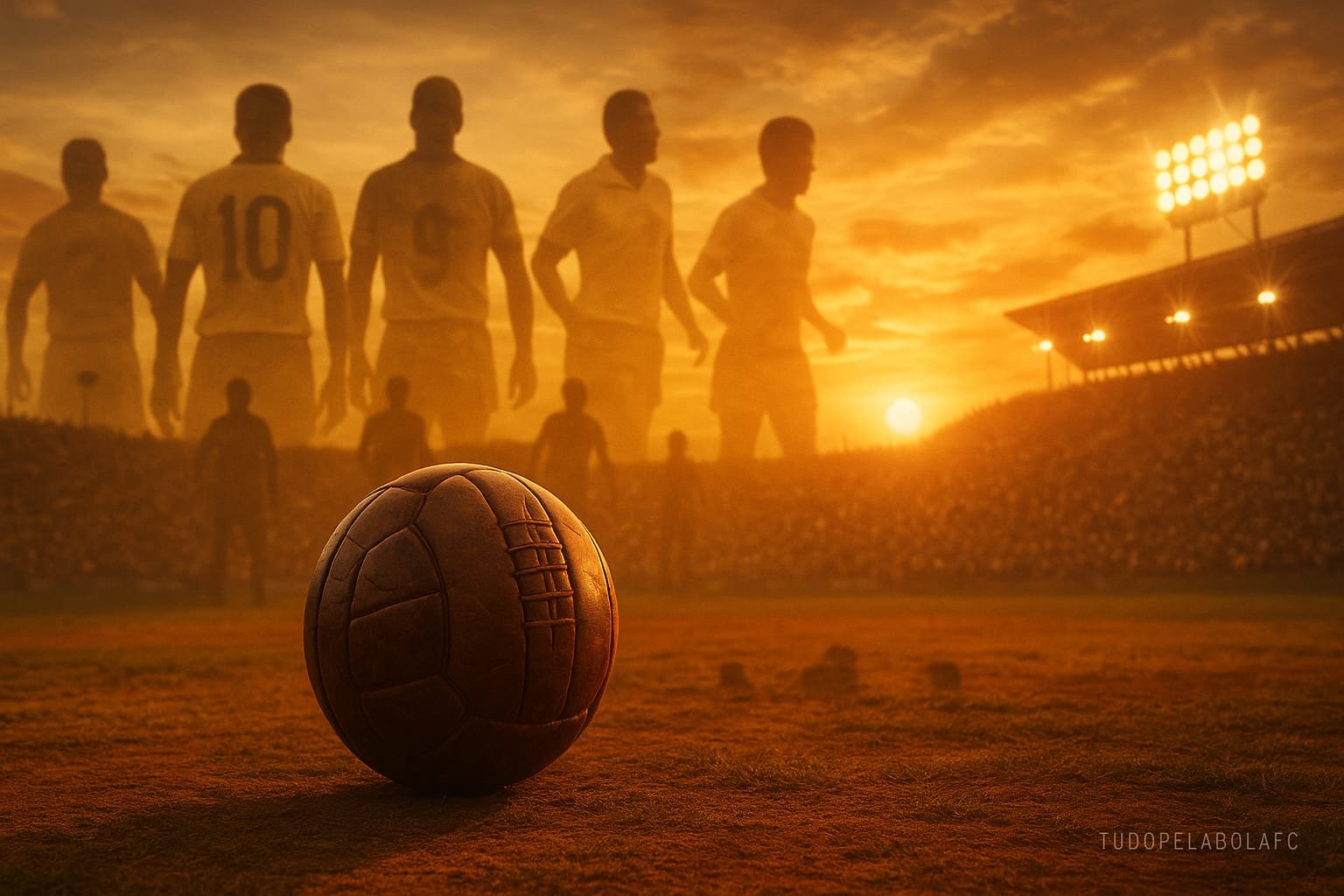Do couro antigo às luzes da arena, o Brasil respira futebol.