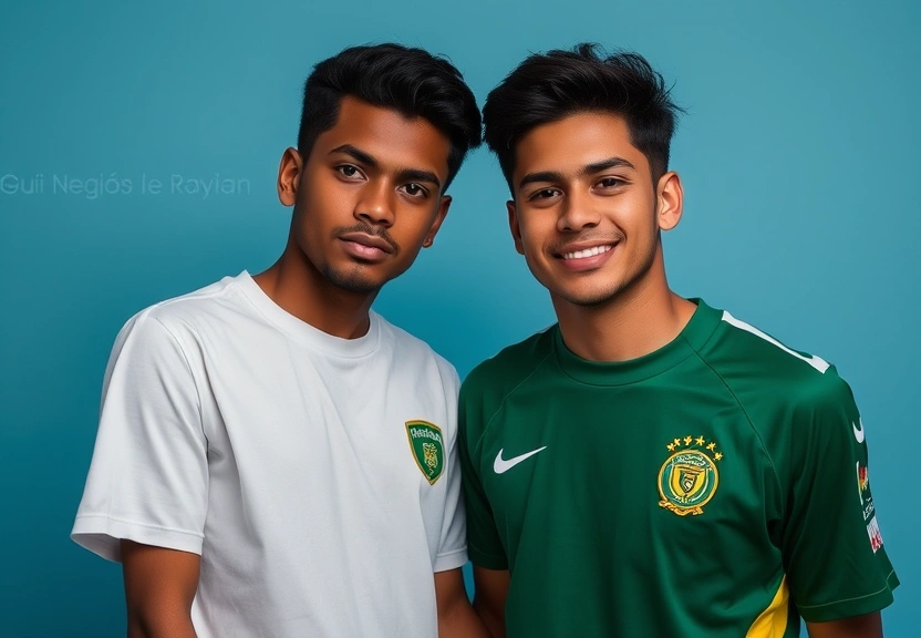 Representação visual de Gui Negão e Rayan: Os Jovens Destaques que Valorizam o Brasileirão!