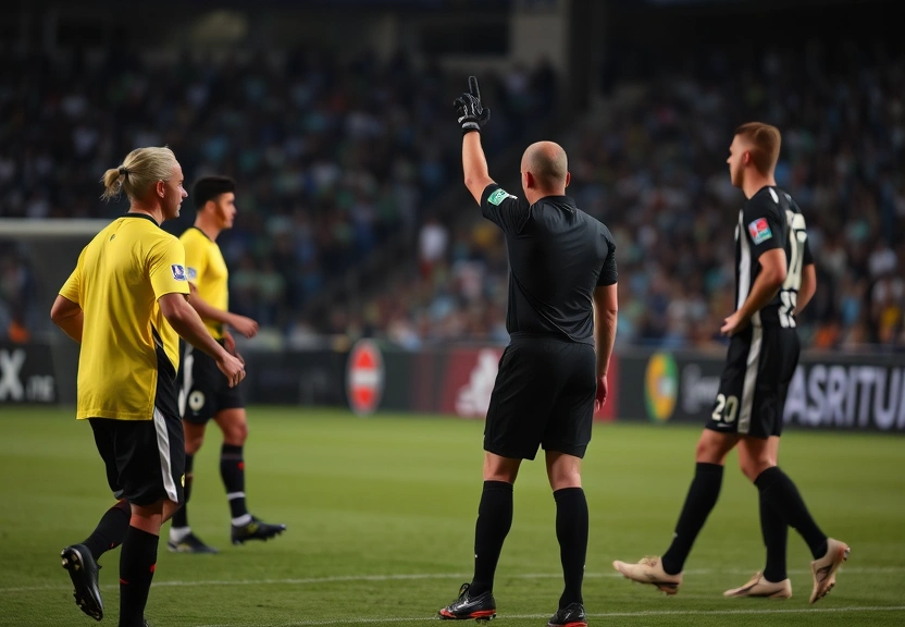 Representação visual de Árbitro do jogo Vasco x Vitória detalha expulsões polêmicas em súmula