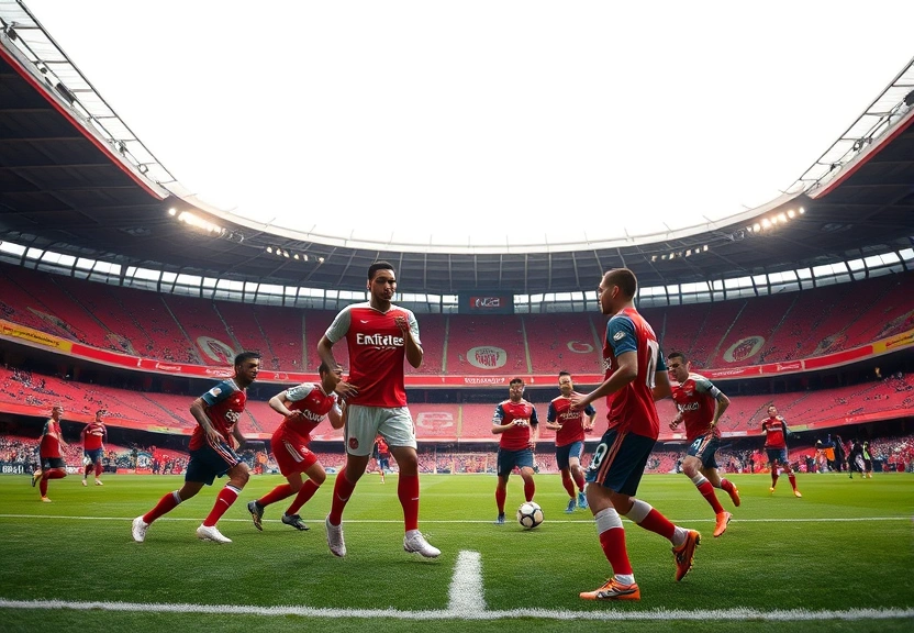 Representação visual de Como o Arsenal está buscando melhorar sua atmosfera